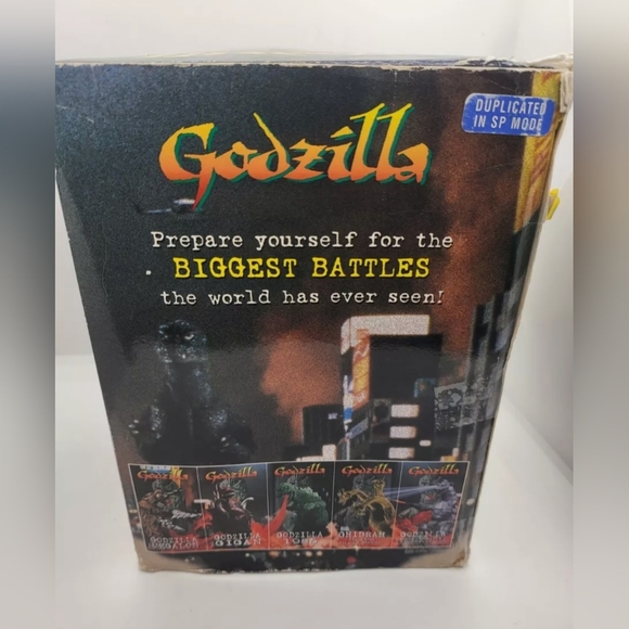 Vintage Godzilla VHS 5 set Tapes - Picture 3 of 16